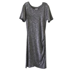 love, Fire heather gray jersey dress